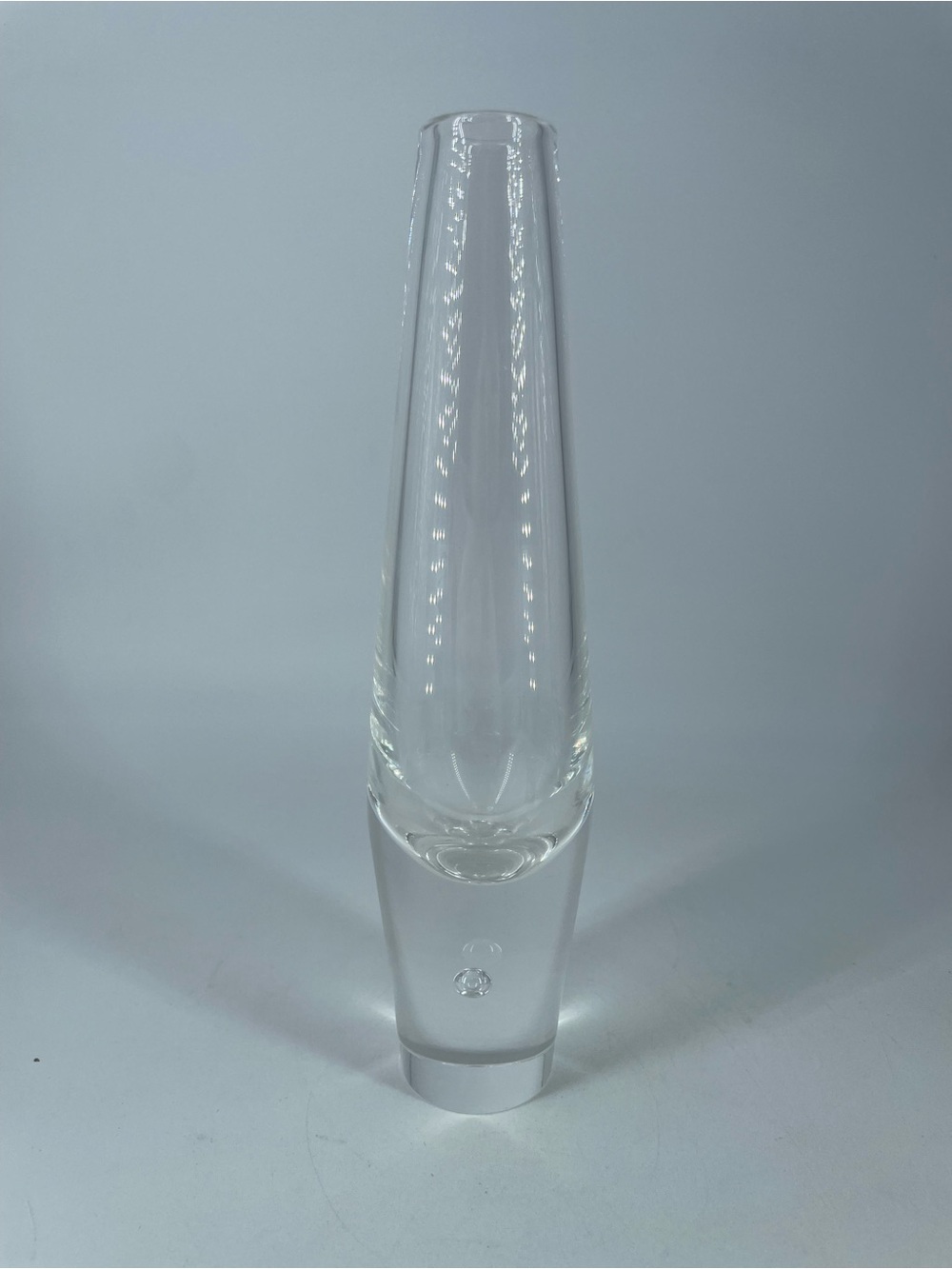 Hand-Blown Signed Steuben Teardrop 8 Inch Vase